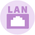 有線LANの差込口